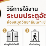 แนะนำวิธีการใช้งาน ระบบประตูอัตโนมัติ ห้องสมุดวิทยาลัยเพาะช่าง